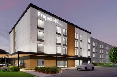 Exterior rendering of a Project H3 property