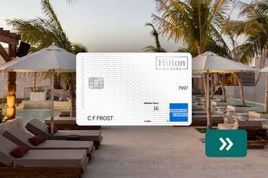 Earn up to 175,000 Bonus Points toward a future stay with a Hilton Honors American Express Card.